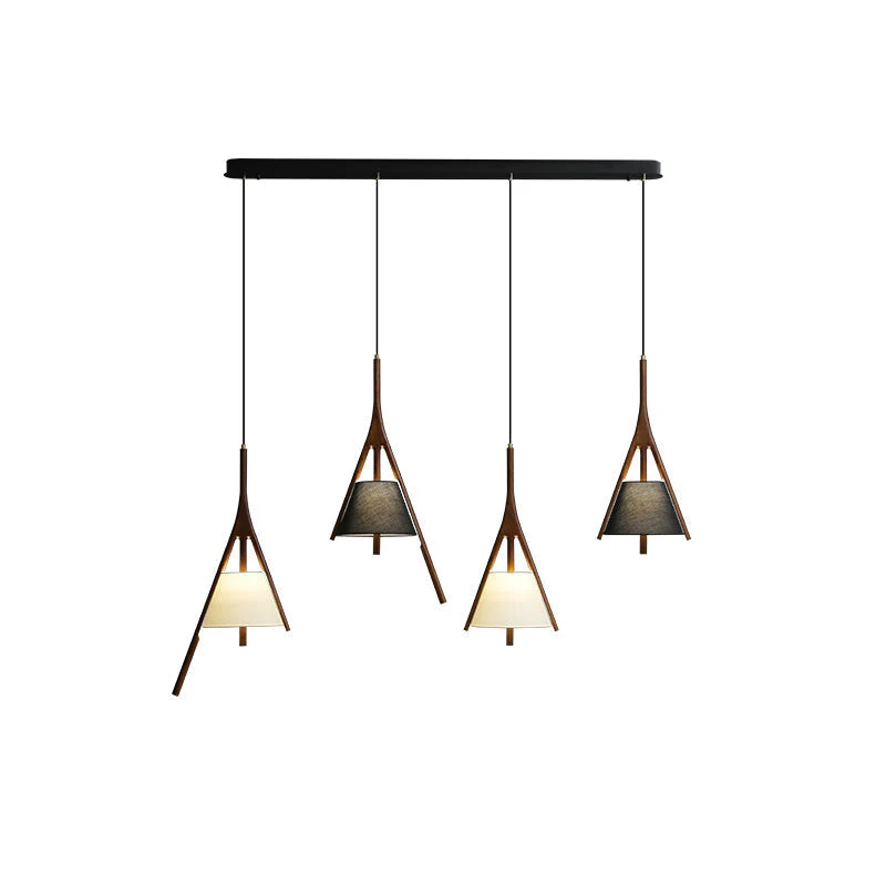Zovenarae Triangular Wood Pendant Light - Image 55