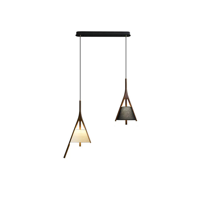 Zovenarae Triangular Wood Pendant Light - Image 84