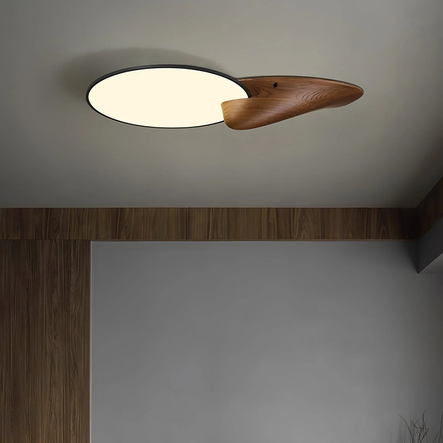 Zovenel Premium Elegance Peak Wood Ceiling Lamp - Image 11