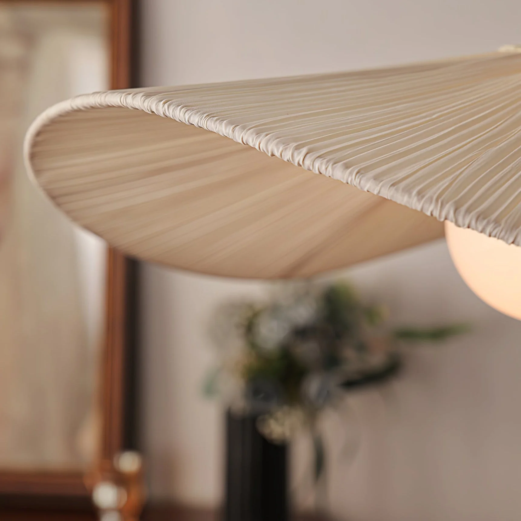 Zovenil Organic Fabric Pendant Light - Image 7