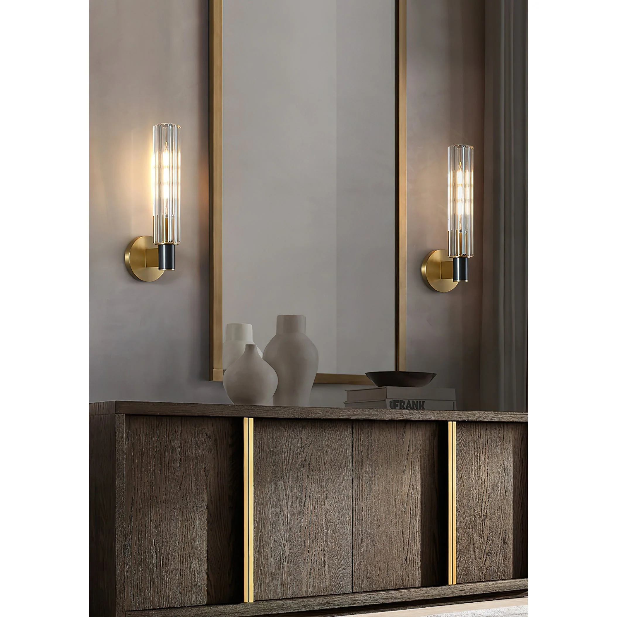 Zylinder Contemporary Brass Wall Light - Image 6