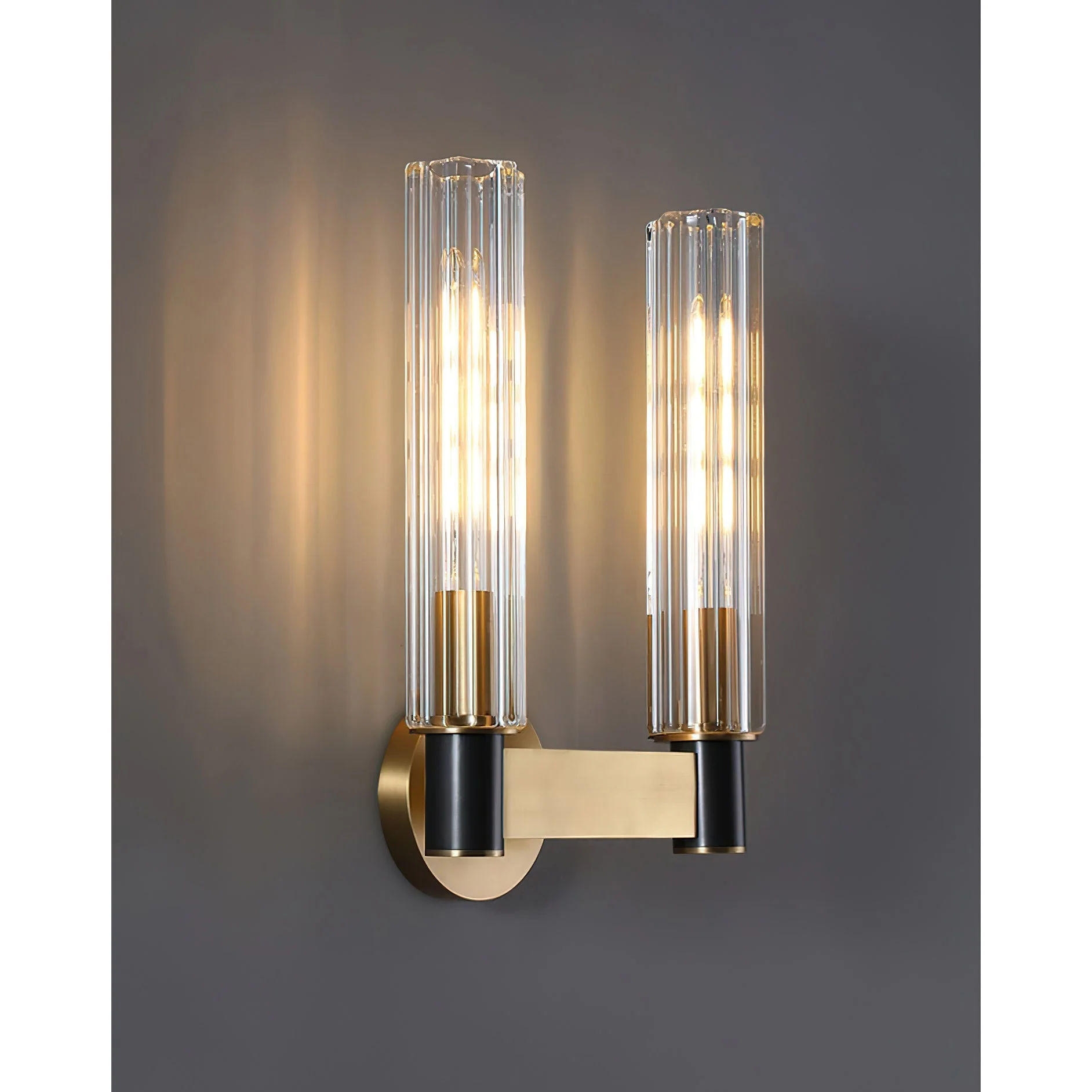 Zylinder Contemporary Brass Wall Light - Image 8